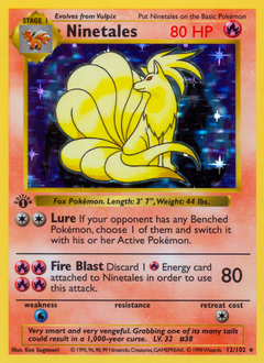 1999 Base Set Ninetales Holo