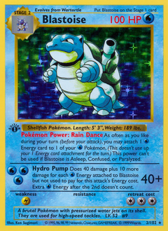 1999 Base Set Blastoise Holo
