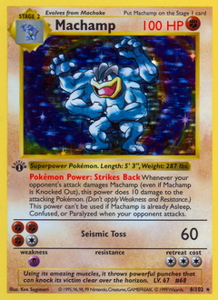 1999 Base Set Machamp Holo