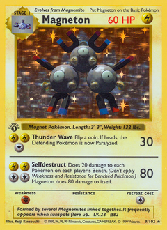 1999 Base Set Magneton Holo
