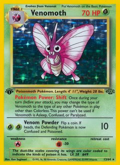 1999 Jungle Venomoth Holo