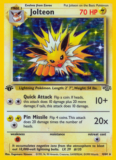 1999 Jungle Jolteon Holo
