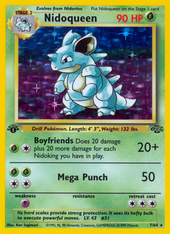 1999 Jungle Nidoqueen Holo
