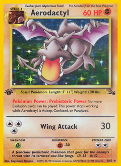1999 Fossil Aerodactyl Holo