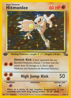 1999 Fossil Hitmonlee Holo