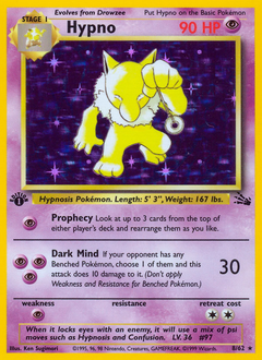 1999 Fossil Hypno Holo