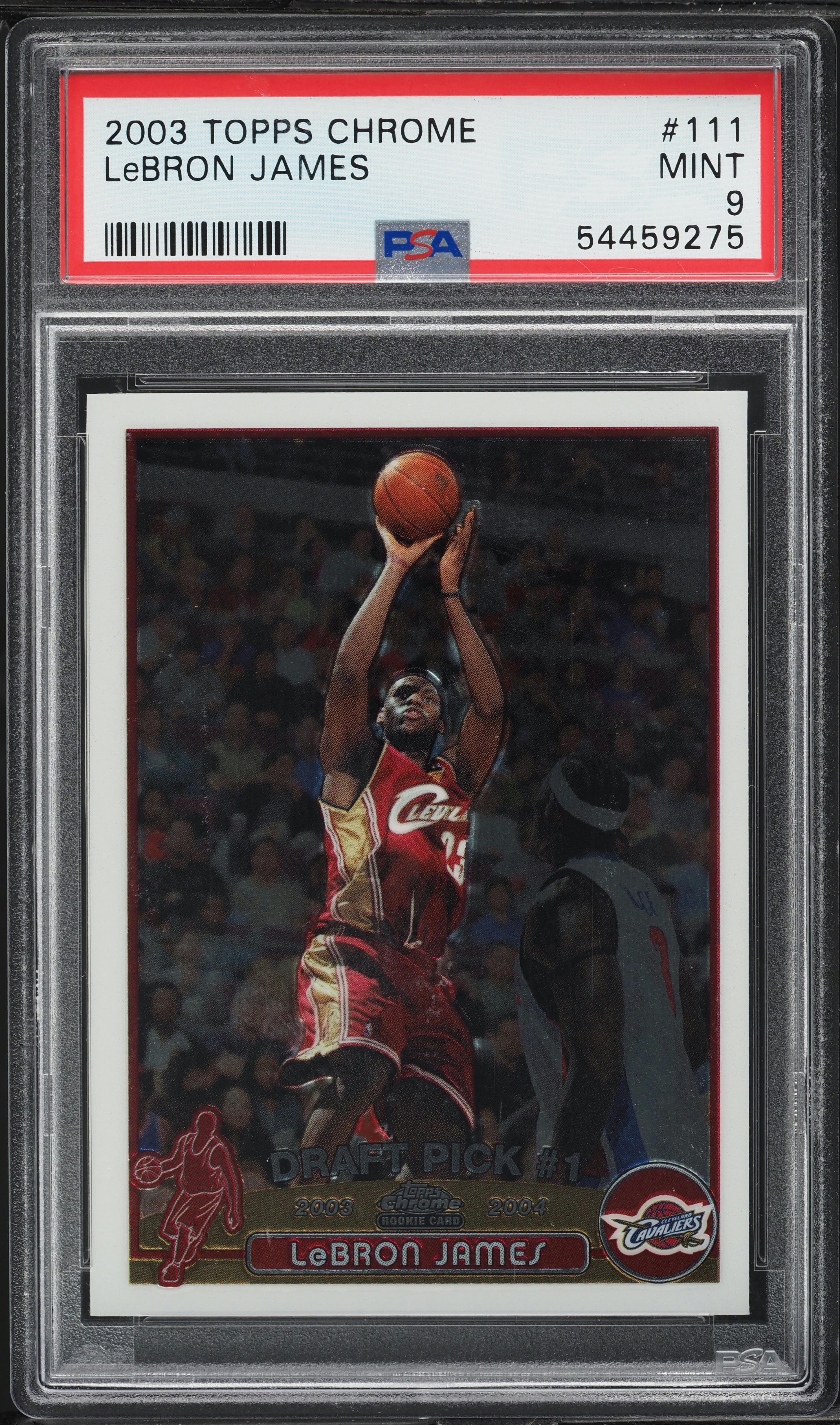 2003 Topps Chrome Basketball LeBron James Rookie